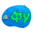 Стикер Уфо #13 ВКонтакте