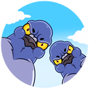 Стикер Голубь Михаил #24 ВКонтакте