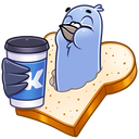 Стикер Голубь Михаил #25 ВКонтакте