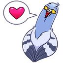 Стикер Голубь Михаил #42 ВКонтакте