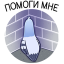 Стикер Голубь Михаил #48 ВКонтакте