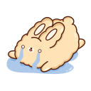 Стикер Кролик Супчик #14 ВКонтакте