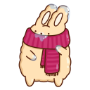 Стикер Кролик Супчик #16 ВКонтакте