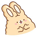 Стикер Кролик Супчик #18 ВКонтакте