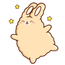 Стикер Кролик Супчик #22 ВКонтакте