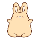 Стикер Кролик Супчик #29 ВКонтакте