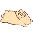 Стикер Кролик Супчик #32 ВКонтакте