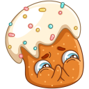 Стикер Кулич Кузя #20 ВКонтакте