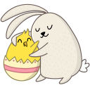 Стикер Пасхальные друзья #11 ВКонтакте