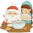 Стикер Новогодняя компания #20 ВКонтакте