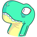 Стикер Тиранозавр Дино #35 ВКонтакте