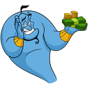 Стикер Джинни #13 ВКонтакте