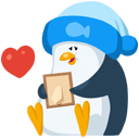 Sticker Pinguinul George #5 VK