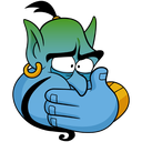 Стикер Джинни #25 ВКонтакте