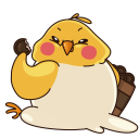 Стикер Птенчик #27 ВКонтакте