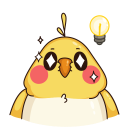 Стикер Птенчик #37 ВКонтакте