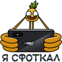 Стикер Кислый #45 ВКонтакте