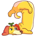 Стикер Шпинат #28 ВКонтакте