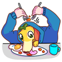 Стикер Шпинат #34 ВКонтакте