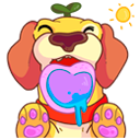 Стикер Шпинат #36 ВКонтакте