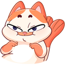 Стикер Миу-Мяу #4 ВКонтакте