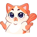 Стикер Миу-Мяу #11 ВКонтакте