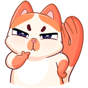 Стикер Миу-Мяу #13 ВКонтакте