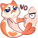 Стикер Миу-Мяу #15 ВКонтакте