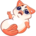 Стикер Миу-Мяу #16 ВКонтакте