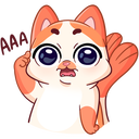 Стикер Миу-Мяу #23 ВКонтакте