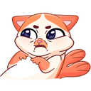 Стикер Миу-Мяу #31 ВКонтакте