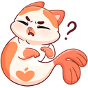 Стикер Миу-Мяу #32 ВКонтакте