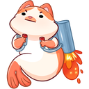 Стикер Миу-Мяу #40 ВКонтакте