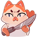 Стикер Миу-Мяу #41 ВКонтакте