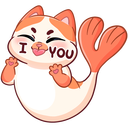 Стикер Миу-Мяу #43 ВКонтакте