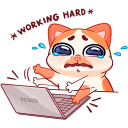 Стикер Миу-Мяу #45 ВКонтакте