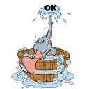 Стикер Дамбо #20 ВКонтакте