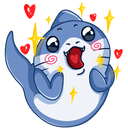 Стикер Мистер Акул #24 ВКонтакте