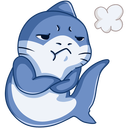 Стикер Мистер Акул #27 ВКонтакте