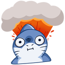 Стикер Мистер Акул #39 ВКонтакте