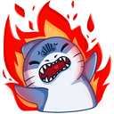 Стикер Мистер Акул #43 ВКонтакте