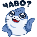 Стикер Мистер Акул #44 ВКонтакте