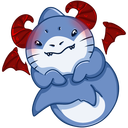 Стикер Мистер Акул #48 ВКонтакте