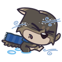 Стикер Күн күркіреу #18 ВКонтакте