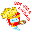 Стикер АстроМак #13 ВКонтакте