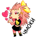 Стикер Кёрти #1 ВКонтакте