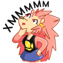 Стикер Кёрти #9 ВКонтакте