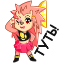 Стикер Кёрти #14 ВКонтакте