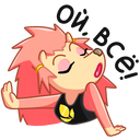 Стикер Кёрти #15 ВКонтакте