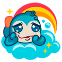 Стикер Лу и Теодор #5 ВКонтакте